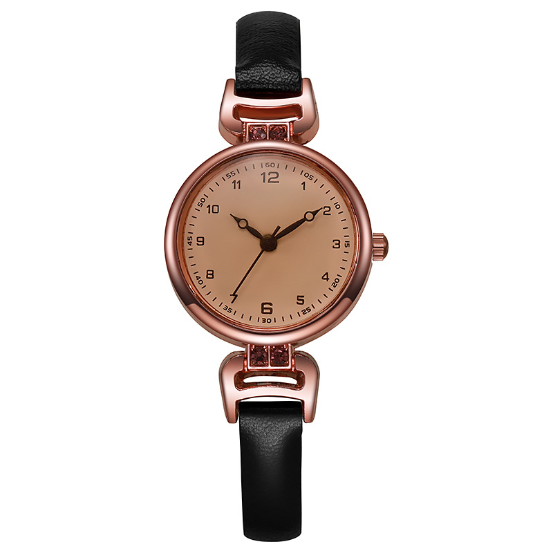 Women's watch, niche, high-end, small, student-friendly, small dial, simple, retro, and sophisticated.